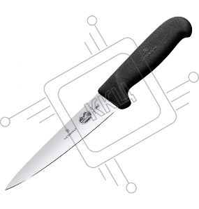 Нож кухонный Victorinox Fibrox (5.5603.18) стальной обвалочный лезв.180мм прямая заточка черный