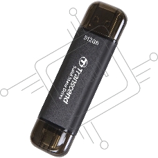 Накопитель SSD Transcend USB-C 512GB TS512GESD310C серый USB-A