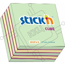 Блок самоклеящийся бумажный Stick`n 21341 76x76мм 400лист. 70г/м2 неон+пастель 3цв.в упак.