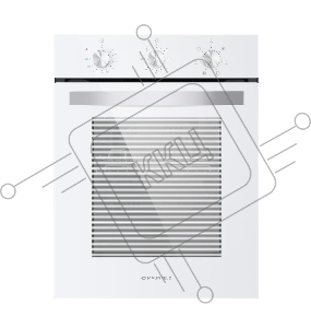 Шкаф духовой электрический MAUNFELD EOEC516W, встраиваемый