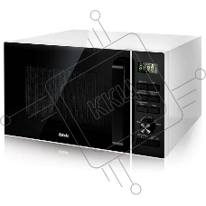 Микроволновая печь BBK 25MWS-970T/WB белый, 25 л, 900 Вт, поворотный механизм/кнопки