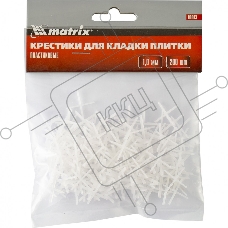 Крестики, 1,0 мм, для кладки плитки, 200 шт. Matrix