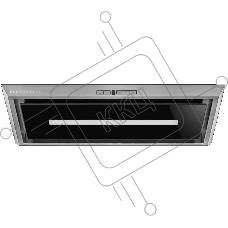 Встраиваемая вытяжка Kuppersberg INTRO 60 X 54х17х28 см, 650 м3/ч, High-Tech, нерж. сталь