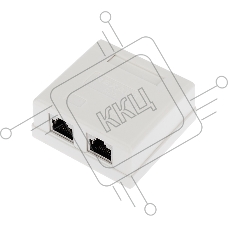 Рoзетка компьютерная внешняя, 2-порта RJ-45 (8P8C), FTP экранированная, категория 6, Rexant