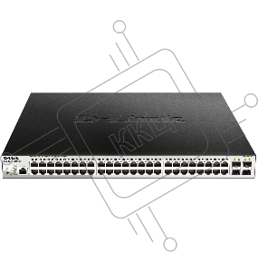 Управляемый коммутатор 2 уровня D-Link DGS-1210-52MP/ME/B2A PROJ с 48 портами 10/100/1000Base-T с поддержкой PoE и 4 портами 1000Base-X SFP