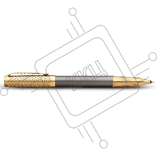 Ручка роллер Parker Ingenuity Pioneers T571 (2200951) Arrow Grey GT F черн. черн. подар.кор.