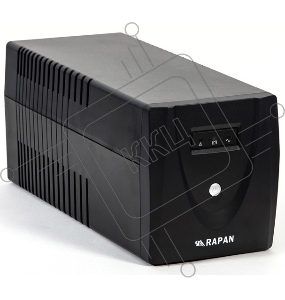 Источник питания RAPAN-UPS 1000 220В 1000ВА/600Вт меандр с АКБ 2х7Ач интерактивный RAPAN-UPS 1000 power supply 220V 1000VA / 600W meander with battery 2x7Ah interactive