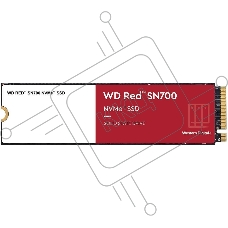 Накопитель SSD WD Red SN700 WDS200T1R0C, 2000Gb, PCIe 3.0 x4, M.2 2280, NVMe, R/W 3400/2900
