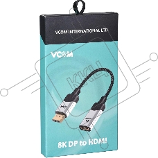 Адаптер DisplayPort(M) ---> HDMI(F) 0.15m 8K@60Hz VCOM <CG6218M-0.15>