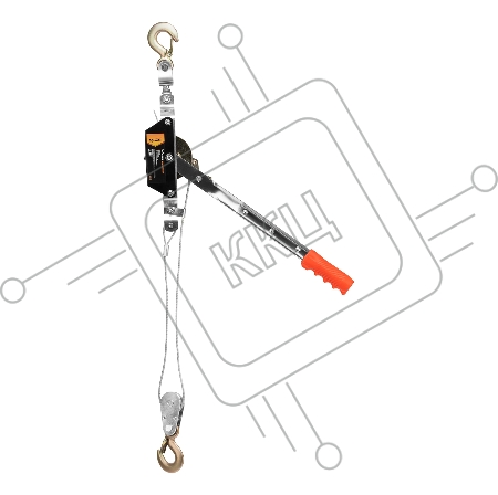 Лебедка рычажная, тяга - 1,5 т, подъем - 0,6 т, одинарное храповое колесо// Sparta