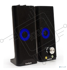 Саундбар-Акустическая система 2.0 ExeGate EX289681RUS Accord 280 (питание USB, Bluetooth, 2х3Вт (6Вт RMS), 60-20000Гц, цвет черный, RGB подсветка, с возможностью трансформации в саундбар)