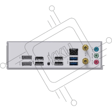 Материнская плата MAXSUN MS-eSport B650ITX WIFI ICE, AM5, AMD B650, 2xDDR5, 2xSATA, 2xM.2, 1xPCIe 5.0 x16, 1xHDMI 1.4, 1xDP, 1x2.5Gb LAN, Wi-Fi 6, Bluetooth 5.2, 2xUSB-A 5Gbps, 4xUSB-A 2.0, 3x3.5 мм, 7.1, Mini-ITX