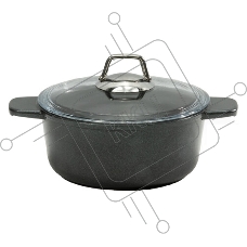 Кастрюля универсальная 4,0л со стеклянной крышкой 