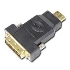 Переходник Gembird/Cablexpert Переходник HDMI-DVI  19M/19M(папа-папа), золотые разъемы  A-HDMI-DVI-1