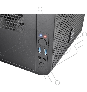 Корпус Thermaltake Core V1  черный без БП miniITX 1x200mm 2xUSB3.0 audio bott PSU