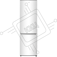 Холодильник Gorenje RK4181PW4 белый двухкамерный 198/66л морозилка снизу, капельная система