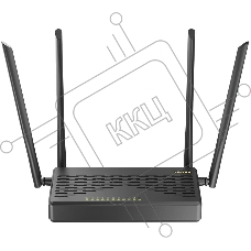 Роутер беспроводной D-Link DIR-825 (DIR-825/GFRU/R3A) AC1200 10/100/1000BASE-TX/4G черный