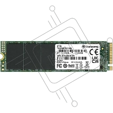 Накопитель SSD Transcend 115S, 2Tb, M.2 2280, PCIe, R/W 3200/1900