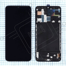 Дисплей для Samsung Galaxy A70 SM-A705F в сборе с тачскрином и рамкой (TFT) черный