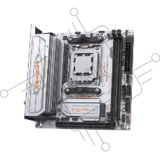 Материнская плата Maxsun eSport B850ITX WIFI ICE, AM5, AMD B850, 2xDDR5, 2xSATA, 2xM.2, 1xPCIe 5.0 x16, 1xHDMI, 1xDP, 1x2.5Gb LAN, Wi-Fi 6, Bluetooth 5.2, 2xUSB-A 5Gbps, 4xUSB-A 2.0, 3x3.5 мм, 7.1, Mini-ITX