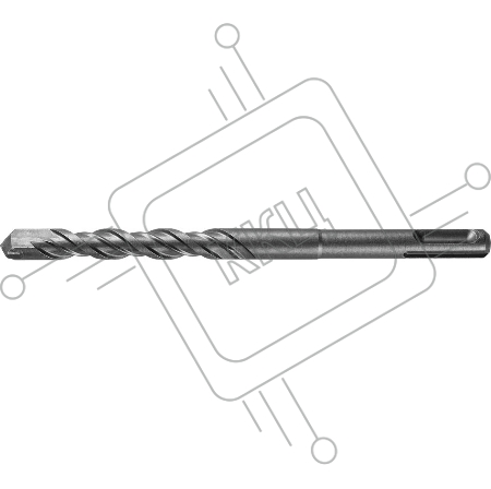 Бур ЗУБР 29315-160-12  SDS+ Ф12х100/160мм МАСТЕР 2 резца спираль 4С