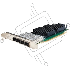 Сетевая карта Silicom 25Gb PE425G4i81L-XR Quad Port SFP28 25 Gigabit Ethernet PCI Express Server Adapter X16 Gen4, Low Profile, Based on Intel E810-CAM1, Support DAC cable