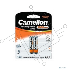 Аккумулятор Camelion AAA-1000mAh Ni-Mh BL-2 аккум-р,1.2В 6182