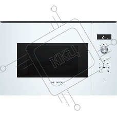 Микроволновая печь встраиваемая Bosch BFL524MW0 белый, 20 л, 800 Вт, переключатели - поворотный механизм/сенсор
