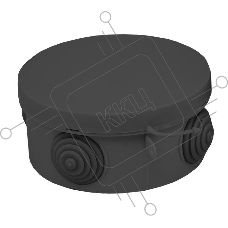 Коробка распаячная КМР-040-039 с крышкой 85х40 4 мембранных ввода IP54 черн. EKF plc-kmr-040-039-b