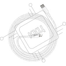 Кабель Type-C HOCO X56 для Lightning, PD20, 3.0A, 1м, белый