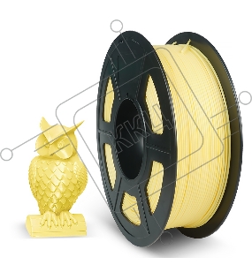 Филамент NVPRINT PLA+ Lemon Yellow для 3D печати диаметр 1.75мм  длина 330 метров  масса 1 кг