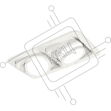 Комплект встраиваемого поворотного светильника Ambrella light XC7663081 SWH/FR белый песок/белый матовый MR16 GU5.3 (C7663, N7120)