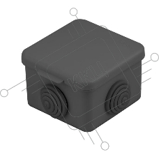Коробка распаячная КМР-030-036 65х65х50 4 мембранных ввода черн. EKF plc-kmr2-030-036-b