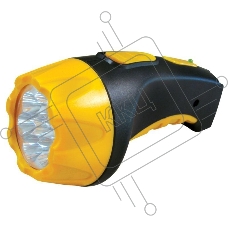 Фонарь LED 3807 (аккум 220В черн/жел. 7 LED; 2 режима SLA пласт. короб) Ultraflash 9216