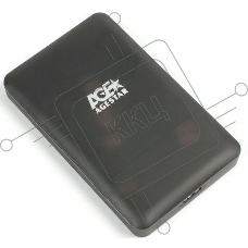 Внешний корпус для HDD/SSD AgeStar 3UBCP3 SATA пластик черный 2.5