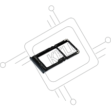 Лоток для SIM-карты Xiaomi Poco X3 NFC серый