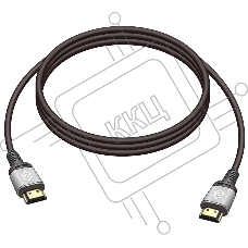 Кабель аудио-видео Digma HDMI (m)/HDMI (m) 2м. позолоч.конт. черный (D-HDMI-V2.0-2M)