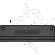 Клавиатура A4Tech FX55 черный USB slim Multimedia кабель 1.5м