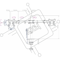 Кронштейн для мониторов Arm Media LCD-T13 черный 15