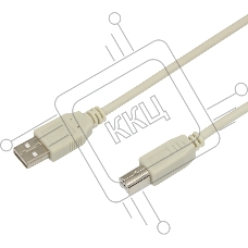 Кабель USB (шт. USB B - шт. USB A) 1.8 метра, серый REXANT