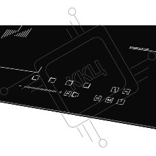Встраиваемая варочная панель индукционная Kuppersberg ICS 617, 60 см, черный цвет
