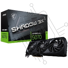 Видеокарта MSI PCI-E 5.0 RTX 5070 12G SHADOW 3X NVIDIA GeForce RTX 5070 12Gb 192bit GDDR7 2542/28000 HDMIx1 DPx3 HDCP Ret Видеокарта MSI PCI-E 5.0 RTX 5070 12G SHADOW 3X NVIDIA GeForce RTX 5070 12Gb 192bit GDDR7 2542/28000 HDMIx1 DPx3 HDCP Ret