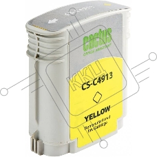 Картридж струйный Cactus CS-C4913 №82 жёлтый (72 мл) для HP Design Jet 500/800C