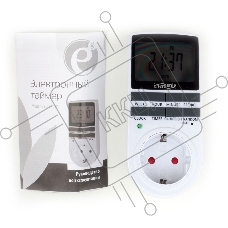 Таймер электрический Energenie EG-SST-01, LCD-дисплей 2,3″, белый
