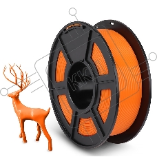 Филамент NVPRINT PLA+ Orange для 3D печати диаметр 1.75мм  длина 330 метров  масса 1 кг