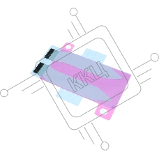 Наклейка скотч (sticker) аккумулятора для iPhone 15 (A3090)