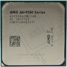 Процессор CPU AMD A6-9500 <AD9500AGM23AB> OEM (AM4, 3.5GHz up to 3.8GHz/1Mb, 2C/2T, Bristol Ridge, 28nm, 65W, Radeon R5 Series)