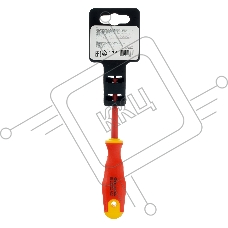 Отвертка диэлектрическая PH0 х 75 мм, до 1000 В, двухкомпонентная рукоятка  Сибртех