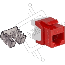 Модуль Lanmaster LAN-OK45U6/180N-RD KeystoneRJ45 кат.6 крас.