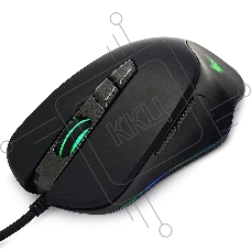 Мышь проводная Crown CMGM-903 черный, 7000 dpi, USB, кнопки - 7